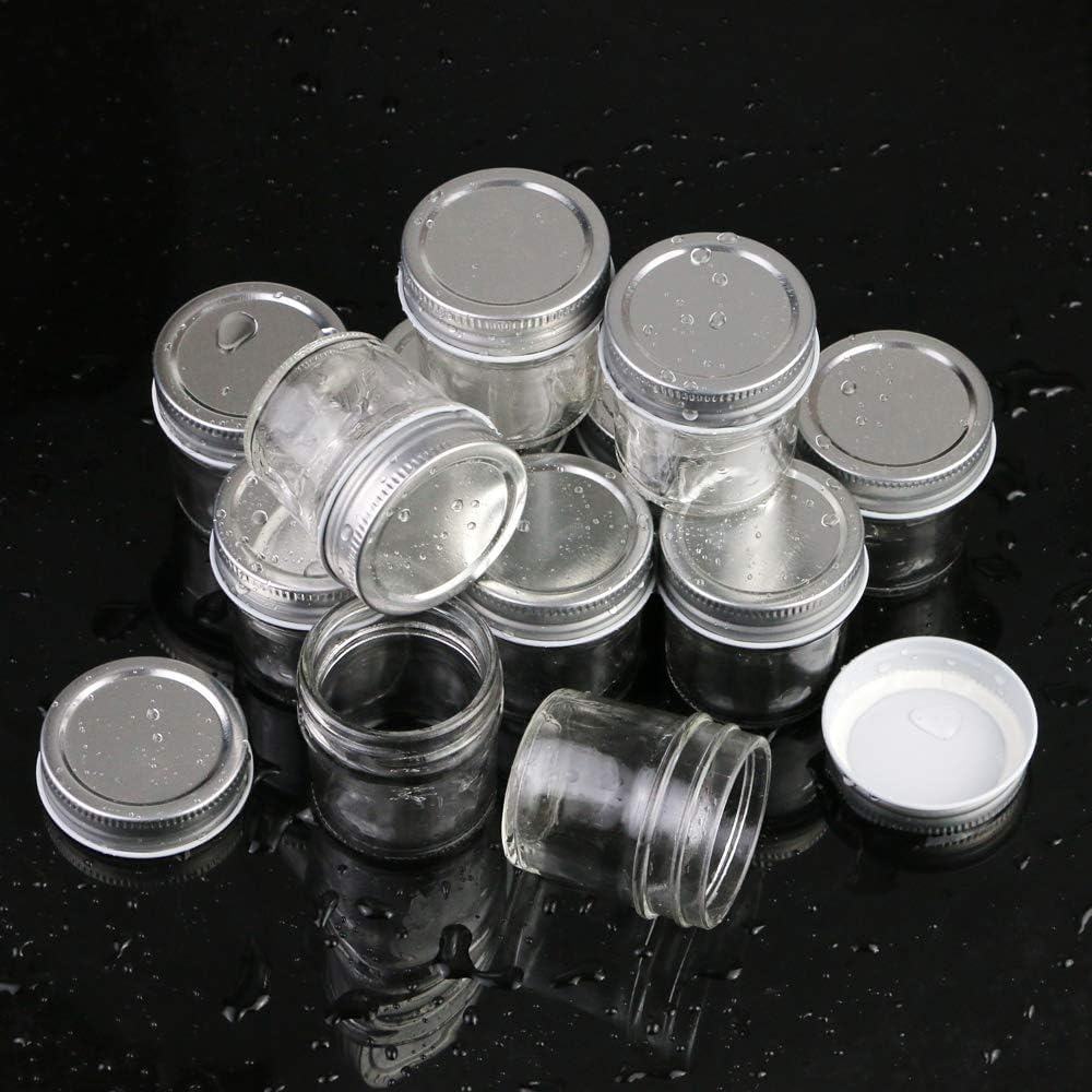 ASDICOXB set 16 frascos de vidrio para regalos y fiestas.