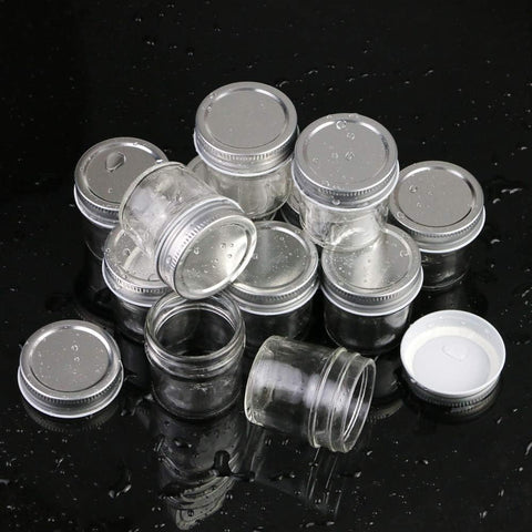 ASDICOXB set 16 frascos de vidrio para regalos y fiestas.