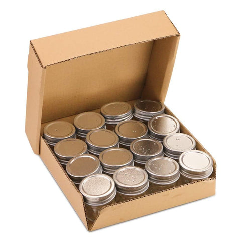 ASDICOXB regalo para fiestas: frascos de vidrio 2 oz para servicios.