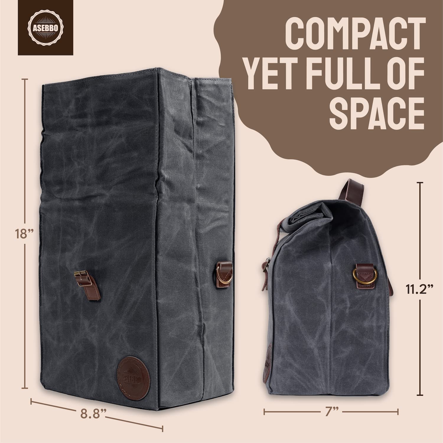 Diseño femenino ASEBBO, estilo práctico para mujer y hombre.