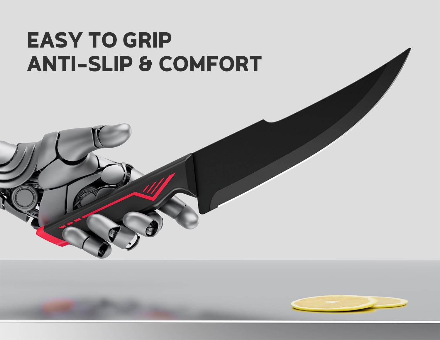 Cuchillo utilidad ASETY de 5 pulgadas para tareas rápidas y puntuales.