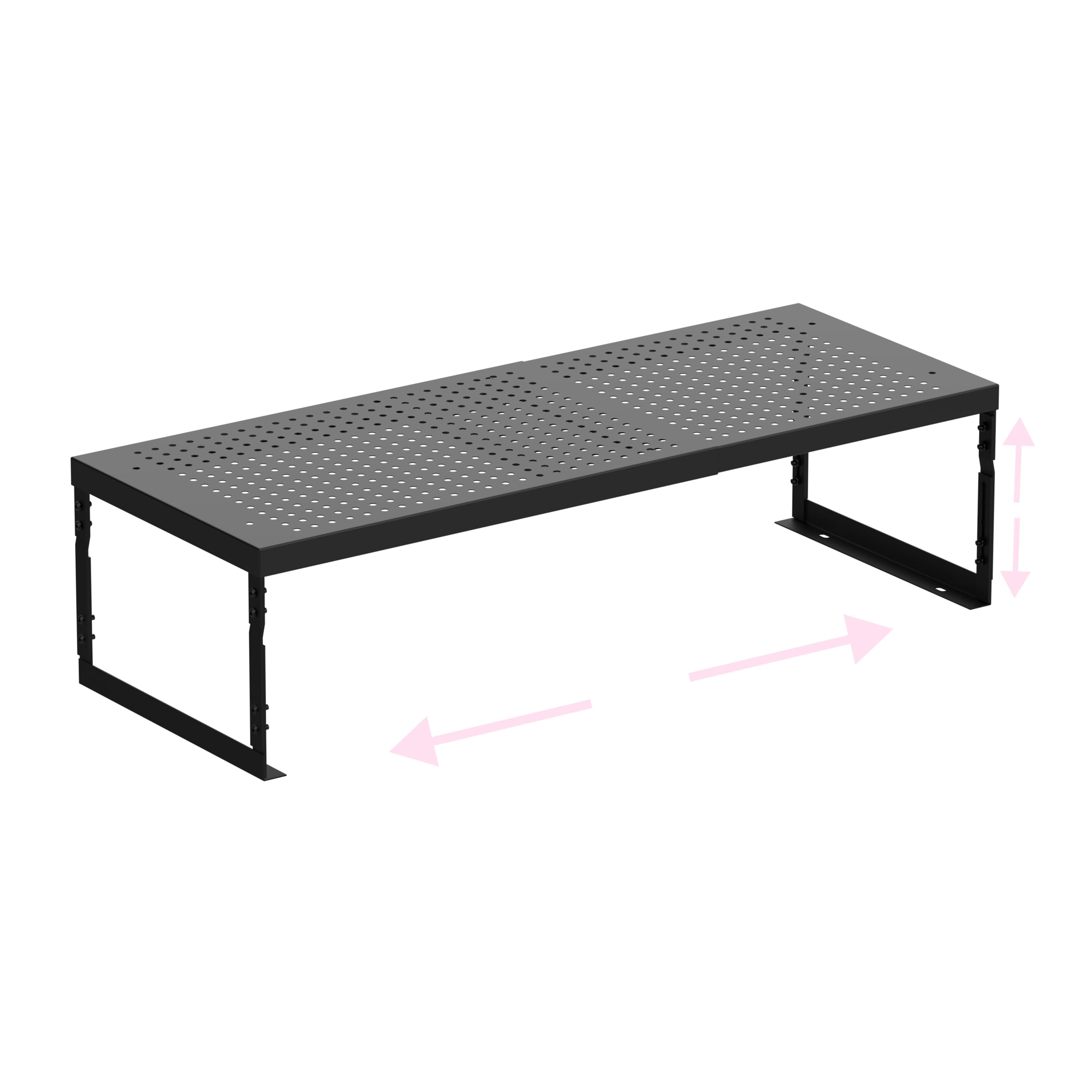 Asiingkel estante metal apilable en cocina para optimizar la despensa