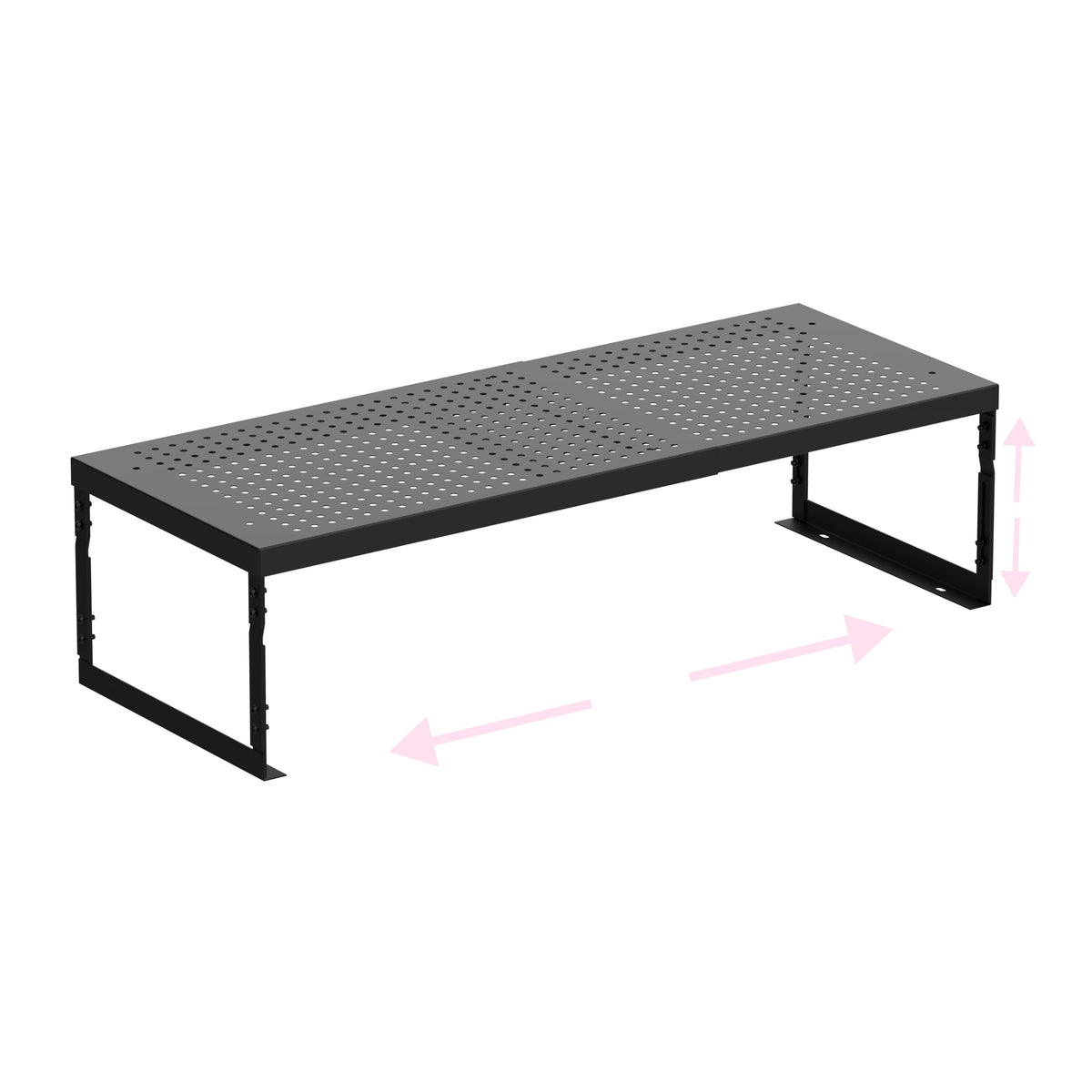 Asiingkel estante metal apilable en cocina para optimizar la despensa