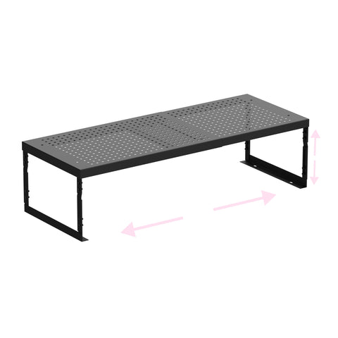 Asiingkel estante metal apilable en cocina para optimizar la despensa