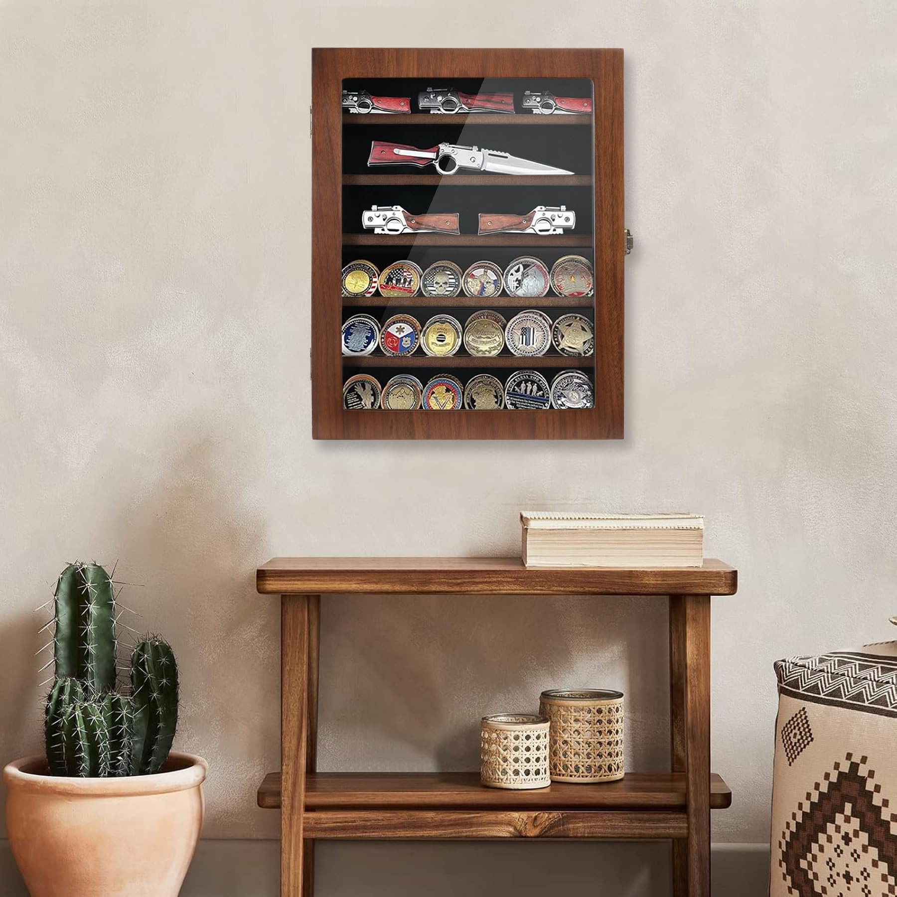 ASmileIndeep kit-presentacion-cuchillos-colectores-madera-nuez sugiere un regalo elegante