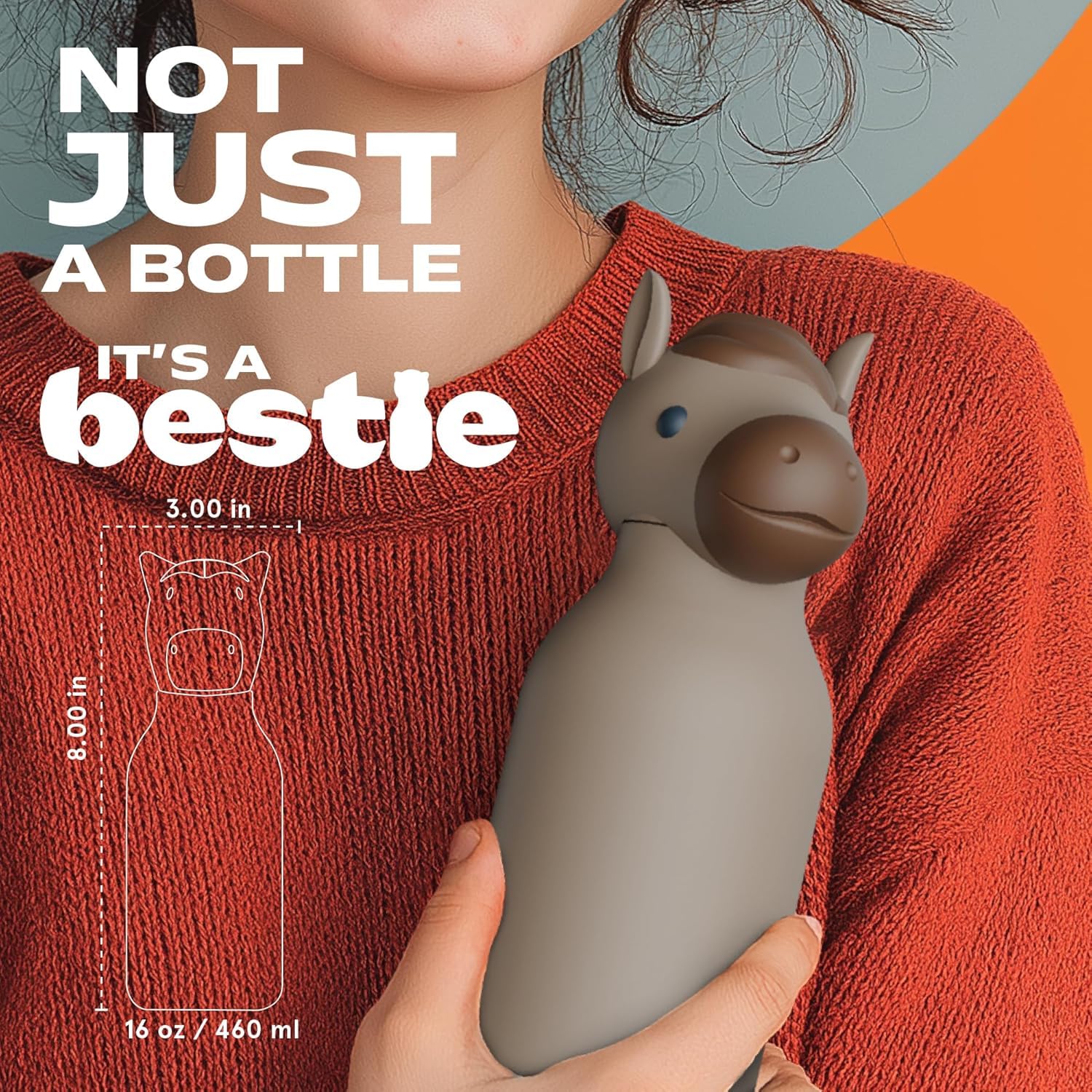 asobu Botella Bestie acero inoxidable reutilizable y ecológica