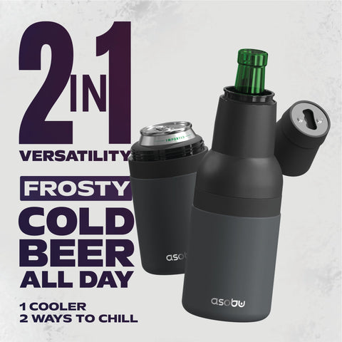Asobu Frosty con abrebotellas integrado facilita abrir botellas sin buscar herramientas