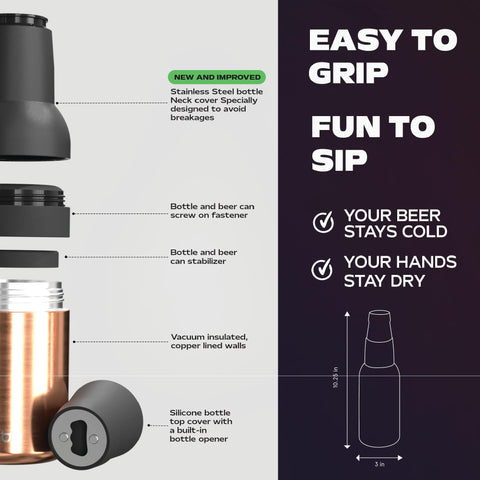Asobu Frosty Beer Holder 2 Go ideal para playa, picnic o barbacoas.