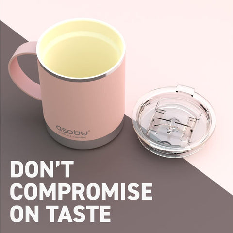 asobu taza con mango ergonómico para tomar café con comodidad