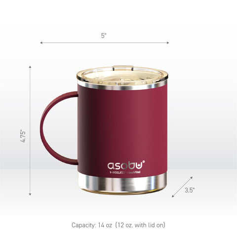 asobu taza de viaje mantiene el calor hasta 12 horas para café caliente