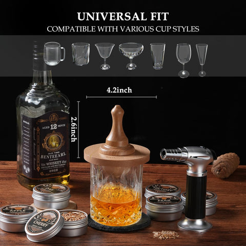 Asovnis dos vasos de cristal para presentaciones elegantes