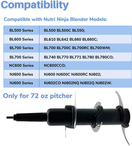 aspearly ninja blender: hojas de acero inoxidable para mayor durabilidad