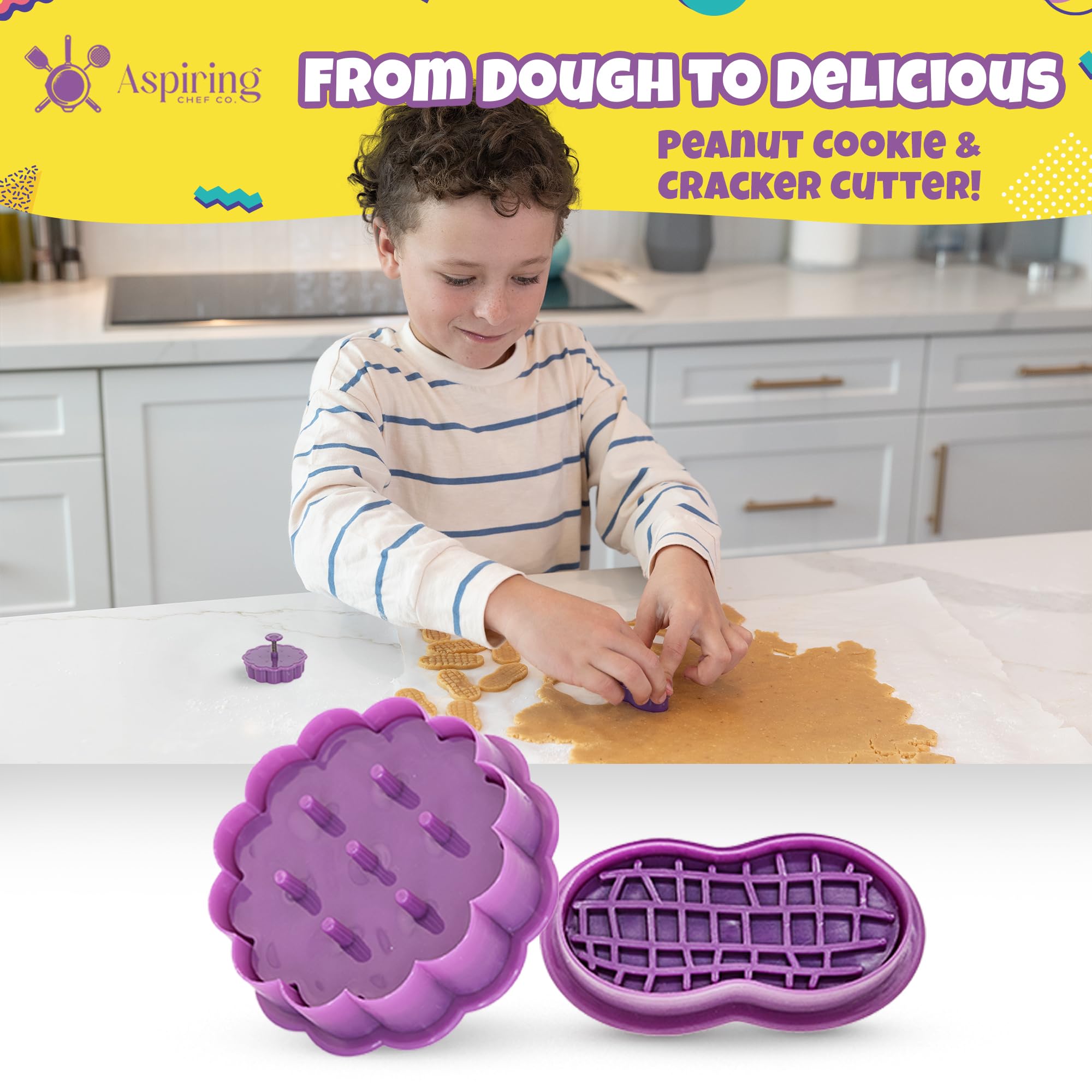 Aspiring Chef Co cortador galletas cebra para tardes dulces