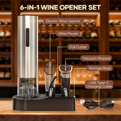Assark tapón-vacio mantiene el vino fresco varios días.