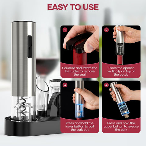 Assark tapon vacuo para conservar frescura de la botella abierta.