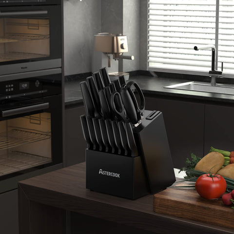 Astercook acero inoxidable alemán de alto carbono para rendimiento duradero