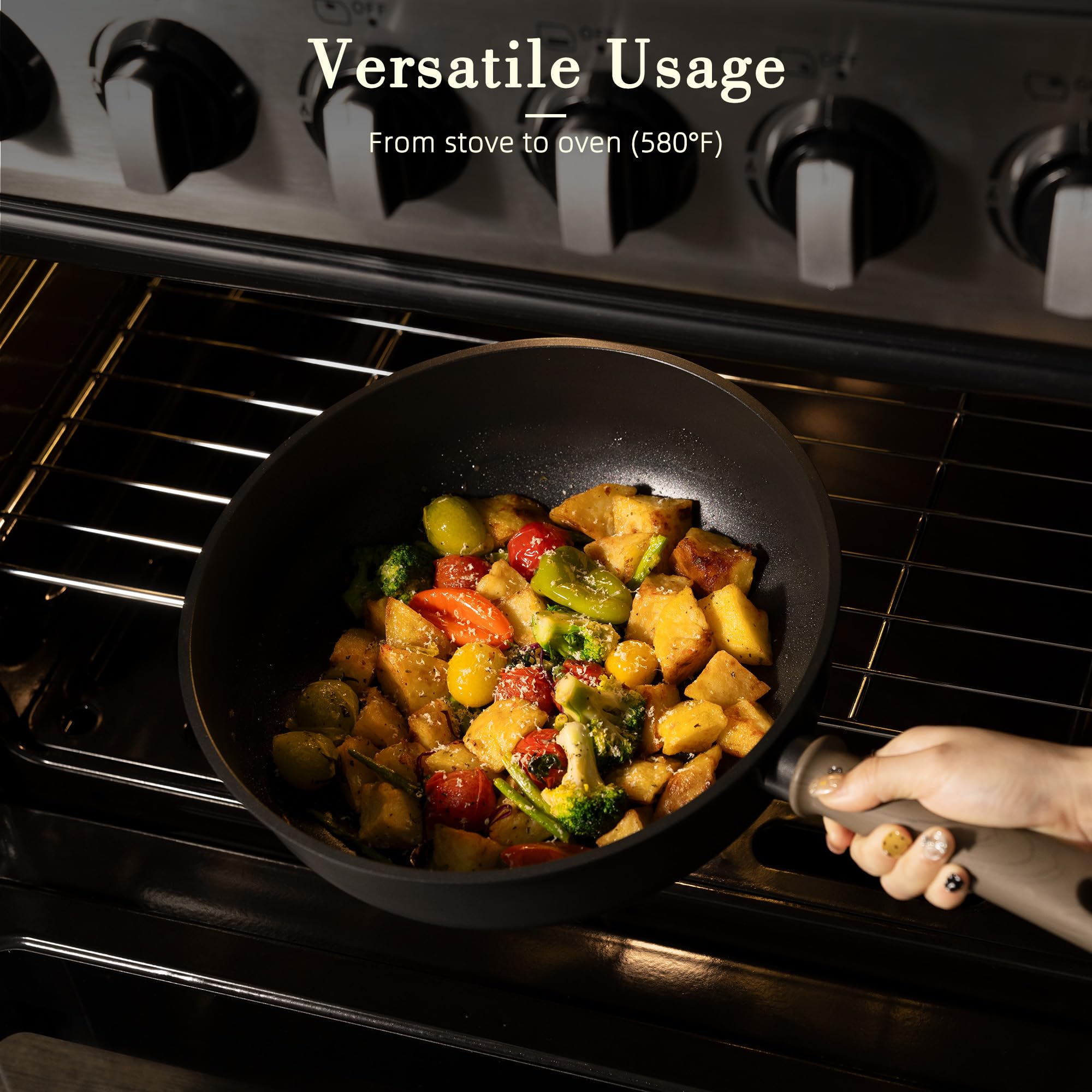 Astercook cocina más saludable con materiales no tóxicos.