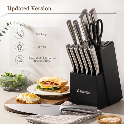 Cuchillo chef Astercook de 8 pulgadas para cortes precisos