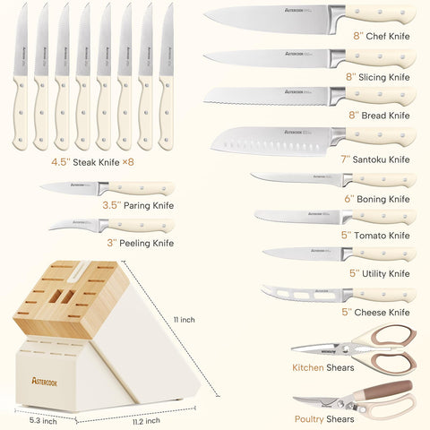 Astercook: cuchillo deshuesar de 6 pulgadas para piezas limpias.