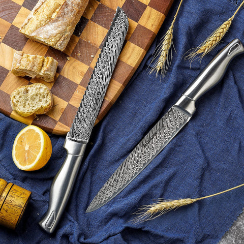 Cuchillo pan Astercook 20 cm, corte uniforme en panes crujientes.