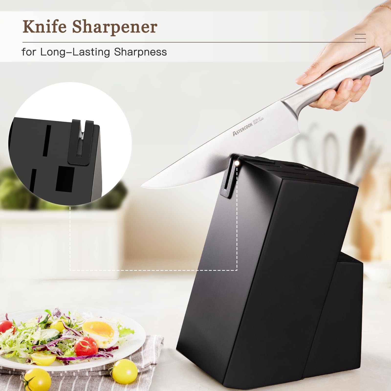Cuchillo pelar Astercook 3-1-2 pulgadas para frutas y verduras