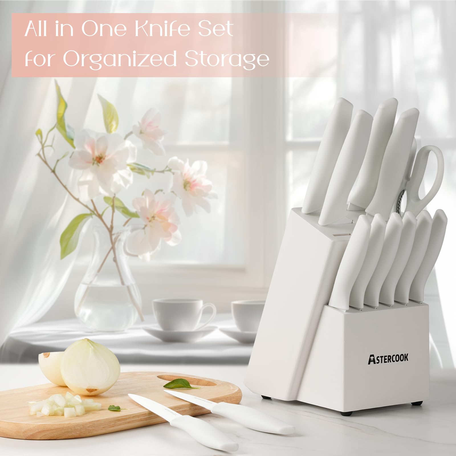 Astercook cuchillo pelador 3-5pulgadas para pelar con precisión