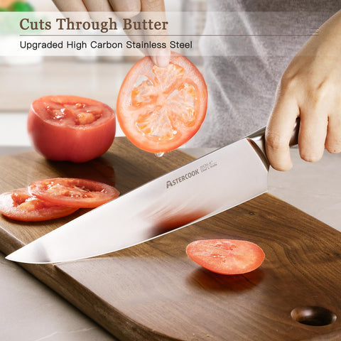 Cuchillo para rebanar Astercook de 8 pulgadas para carnes y verduras