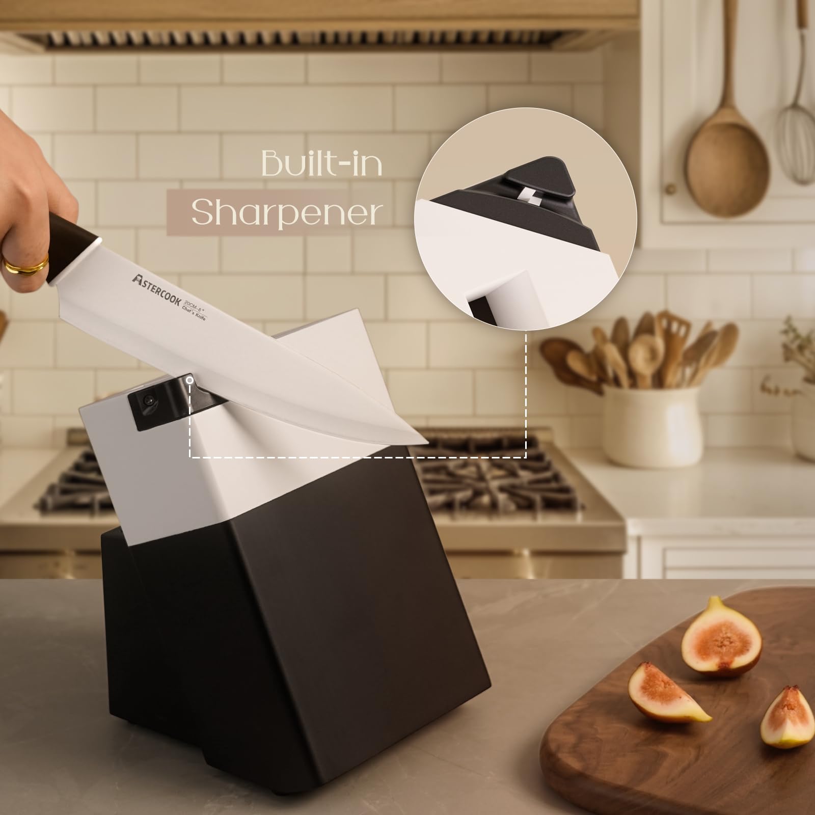 Astercook cuchillo utilidad 5 pulgadas ideal para tareas rápidas.
