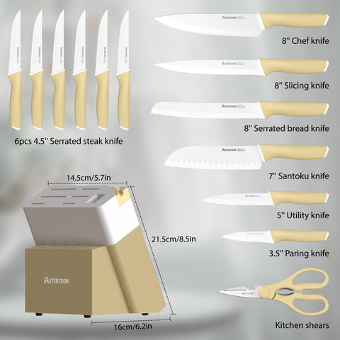 Astercook, cuchillo utilitario de 5 pulgadas perfecto para tareas diarias