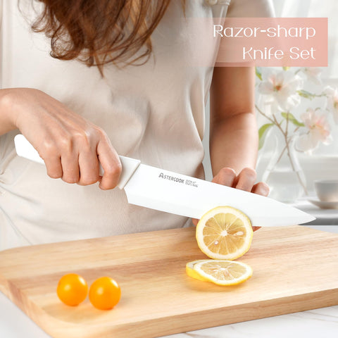 Astercook mango ergonómico ofrece agarre cómodo para largas preparaciones