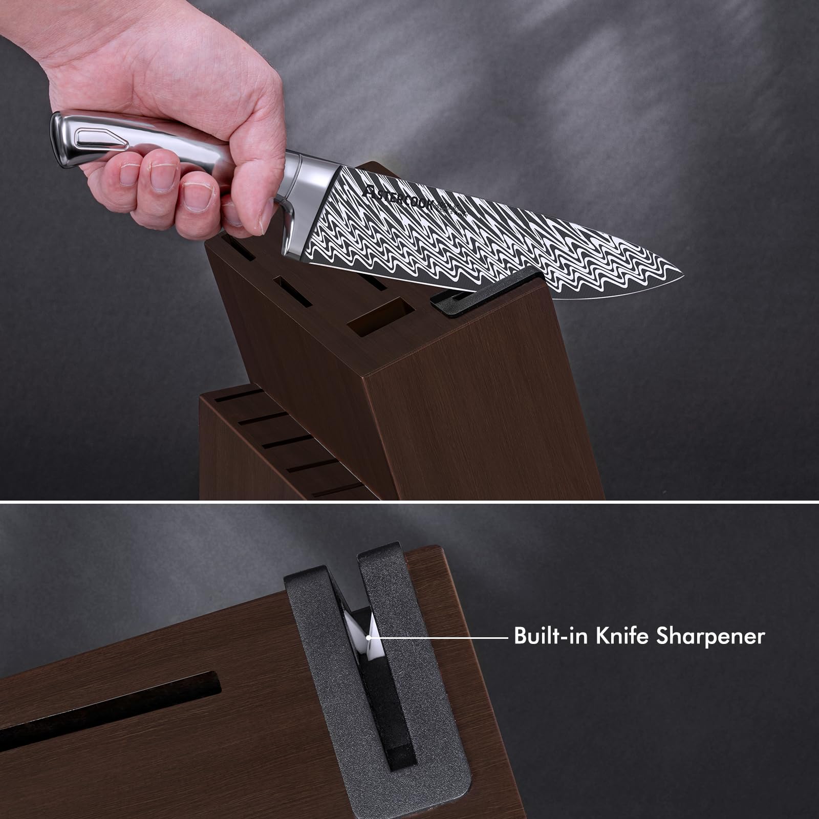 Mango ergonómico de Astercook ofrece confort durante la preparación