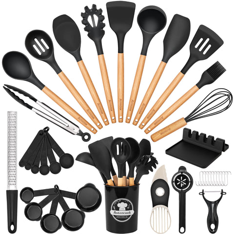 Astercook set de utensilios 39 piezas para uso diario en la cocina.