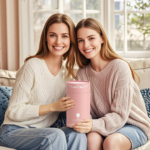 Vaso de vino personalizado para momentos de brindis con Astonlink