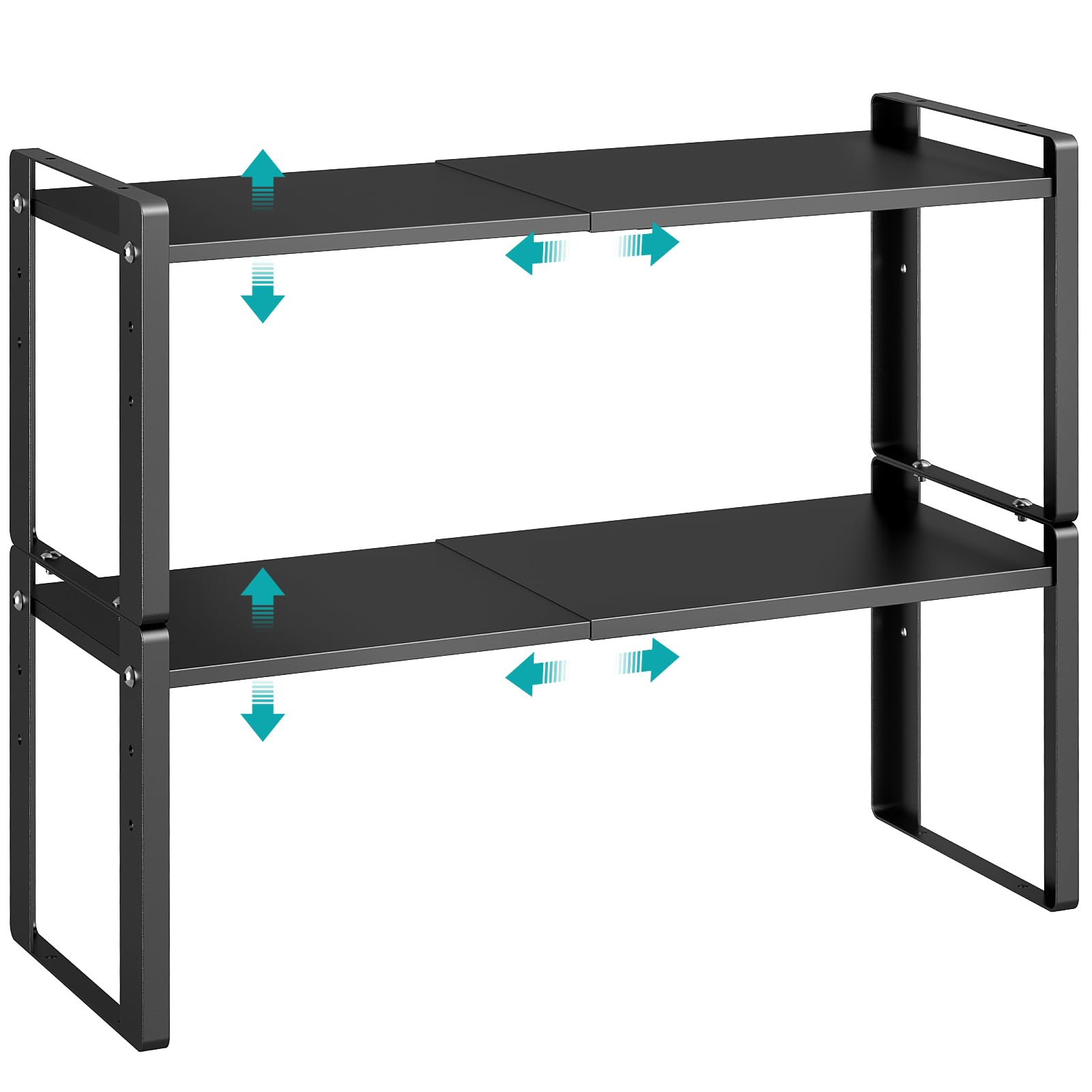 Astrorhine estante expandible para gabinetes, ideal para ampliar el espacio en la cocina.
