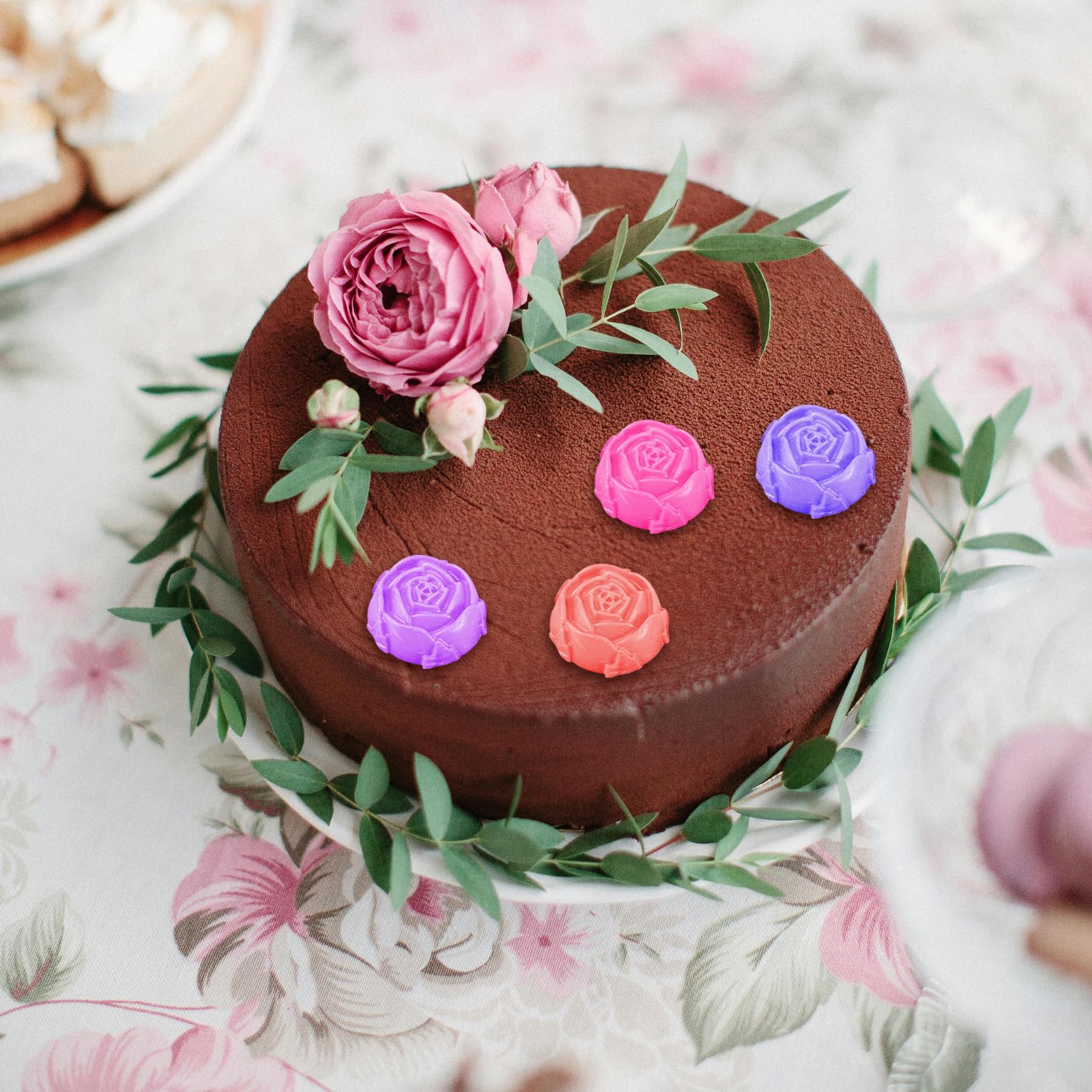 Aswewamt molde rosa para pasteles, mousse y decoraciones comestibles.