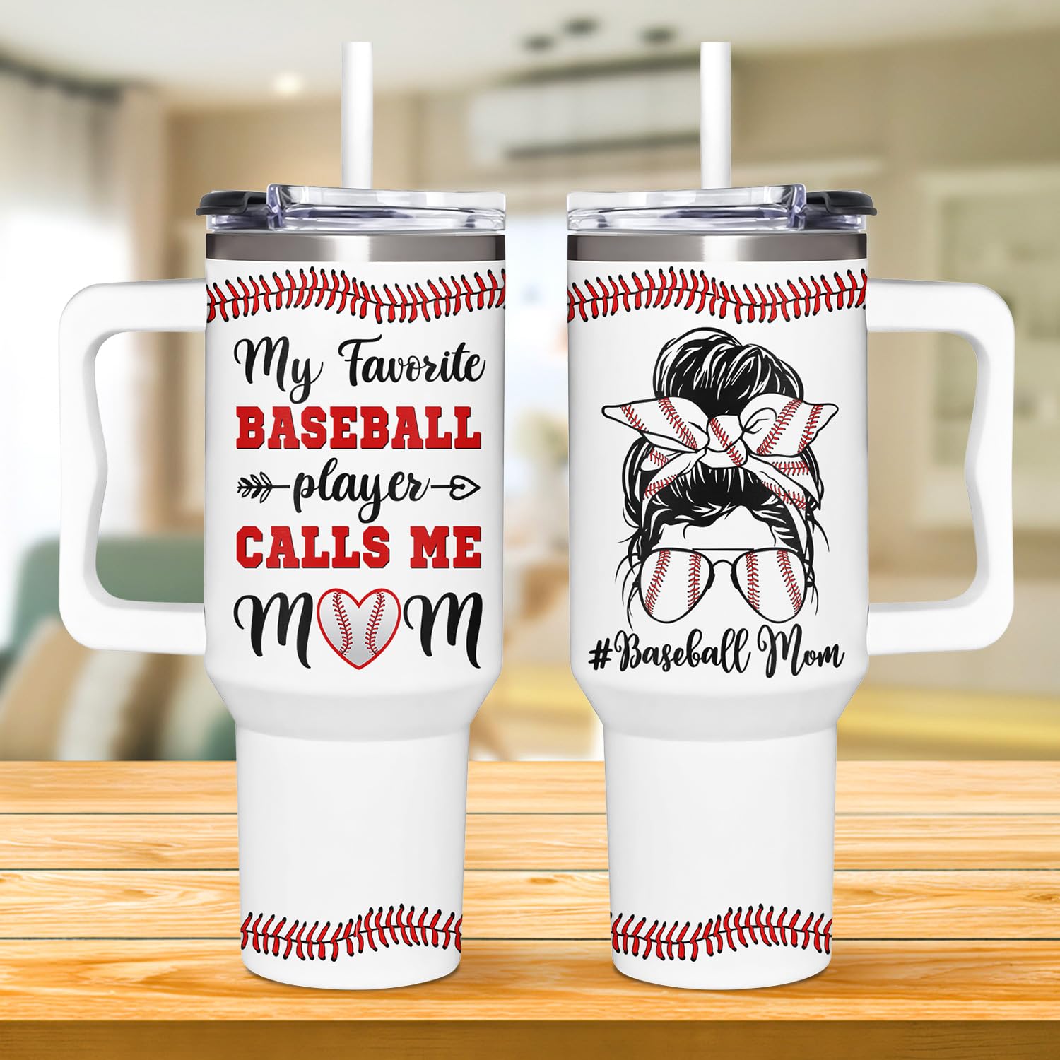 AT2Z GLOBAL uso diario-baseball-mama-40oz, ideal para rutina