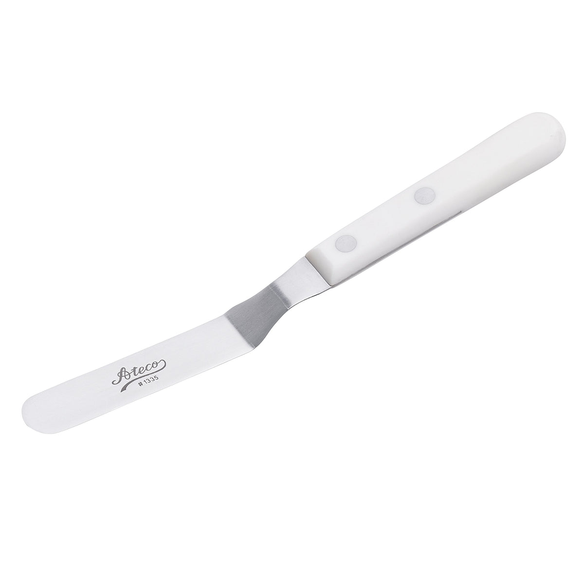 Ateco 1335 espátula desplazada con hoja de acero inoxidable para alisar glaseado con precisión