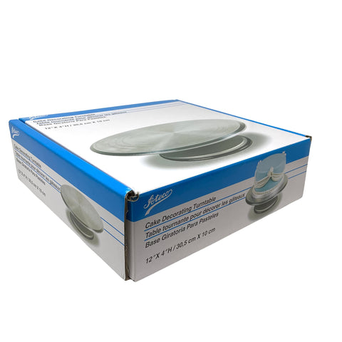 Ateco base con almohadilla antideslizante mantiene estable el pastel