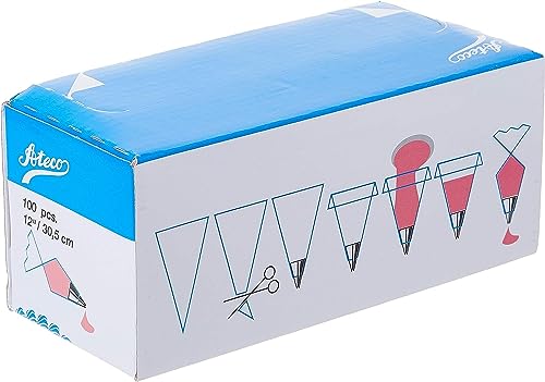 Bolsas Ateco antideslizantes ofrecen agarre seguro para decoraciones precisas.