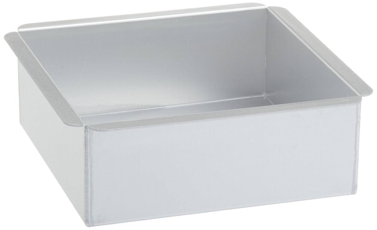 Ateco, molde cuadrado de 8x8x3 pulgadas, ideal para hornear porciones consistentes.