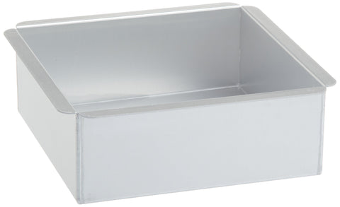Ateco, molde cuadrado de 8x8x3 pulgadas, ideal para hornear porciones consistentes.