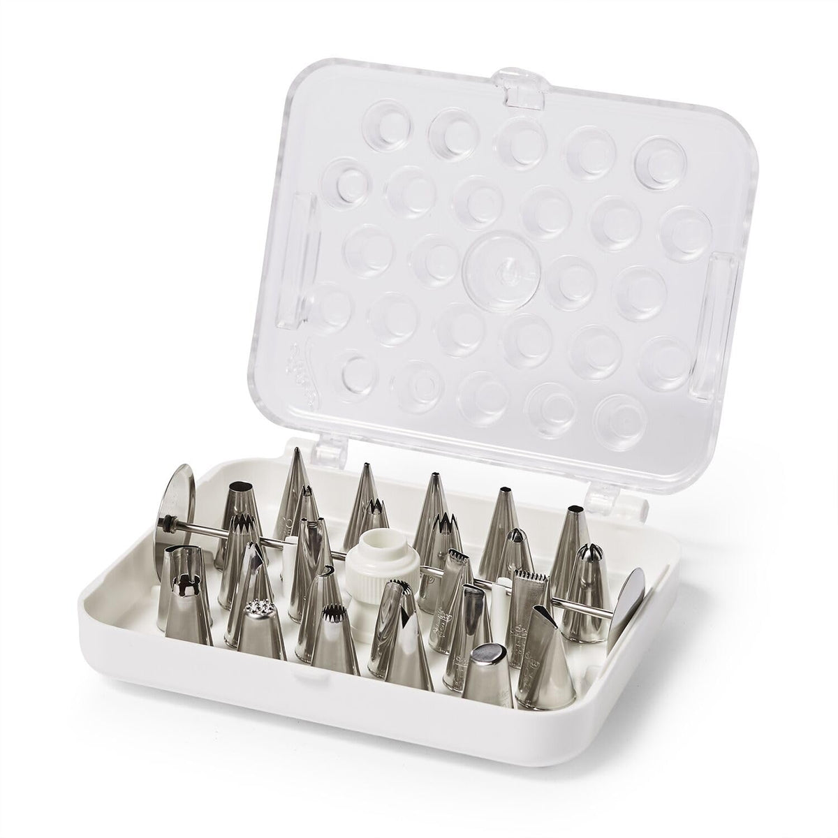 Ateco set de decoración de tortas 29 piezas, herramientas completas para crear diseños profesionales en casa.