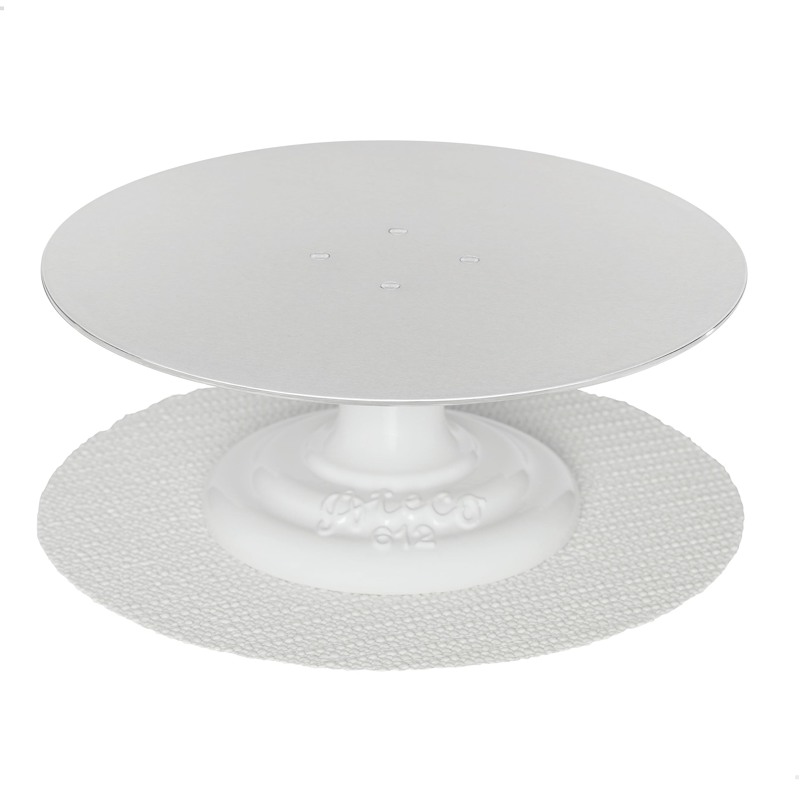 Superficie giratoria de aluminio de 12 pulgadas para decoraciones precisas