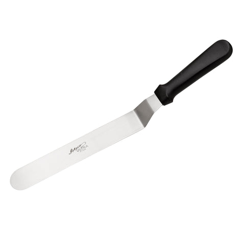 Ateco Ultra Offset Spatula: hoja de acero inoxidable de 9,75 pulgadas para alisar glaseados con precisión.