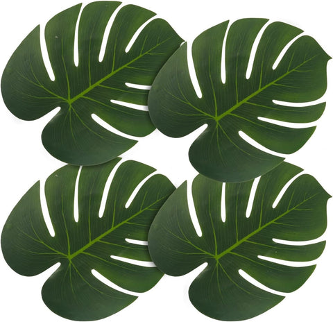ATFL manteles-individuales palma-artificial grandes para mesa tropical.