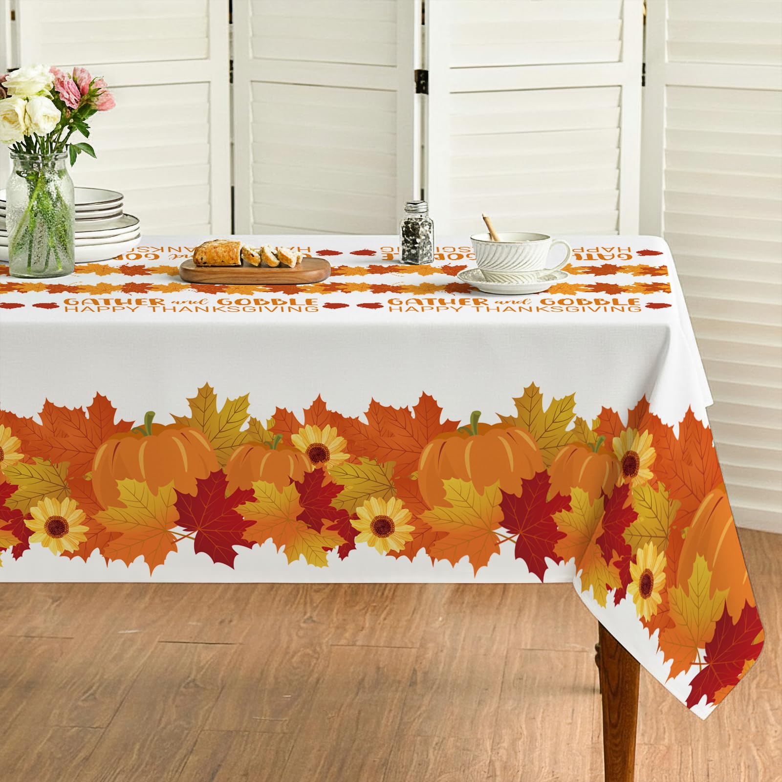 ATFUNSHOP mantel de 54x108 pulgadas para mesas grandes y festivas