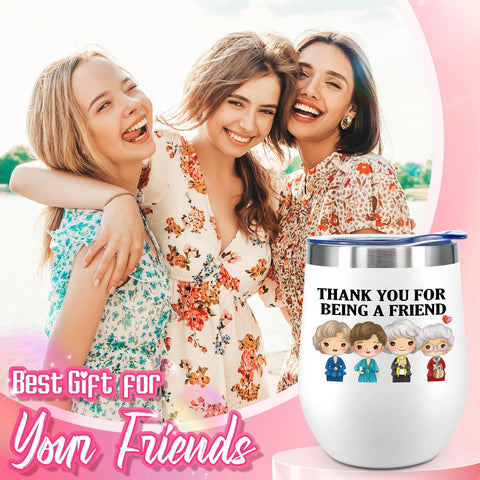 ATHAND tumbler Las Chicas Doradas detalle impreso resistente.