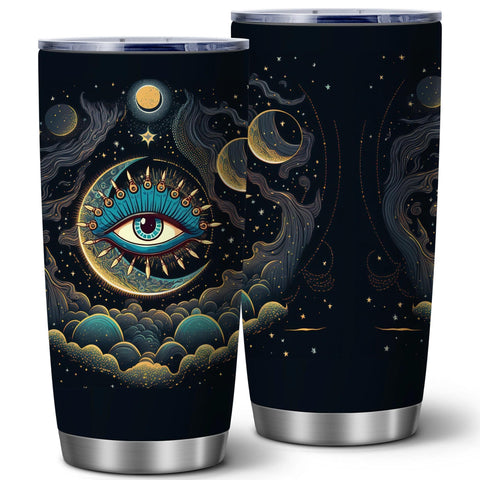 ATHAND vaso termico mal de ojo, mantiene bebidas a temperatura deseada.