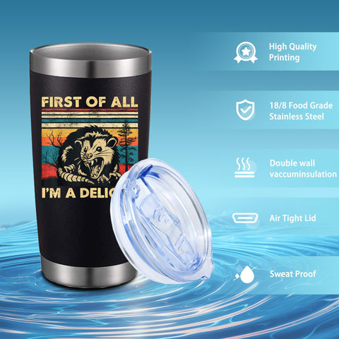 ATHAND vaso termico con pajita incluida, ideal para viajes.