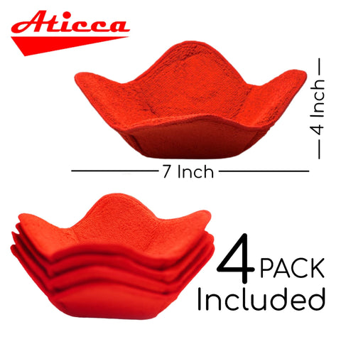 Aticca agarraderas para tazon evitan derrames y facilitan comer.